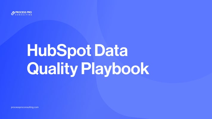 HubSpot Data Quality Playbook