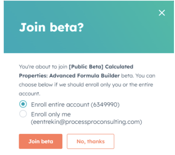 Enroll yourself button