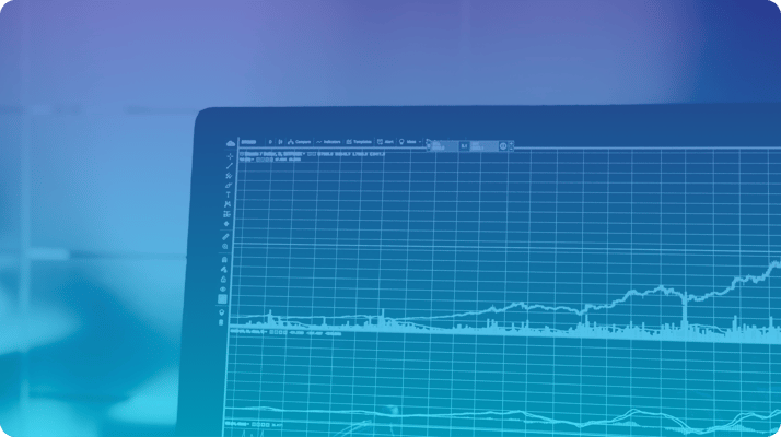 data graph with lines showing upward growth