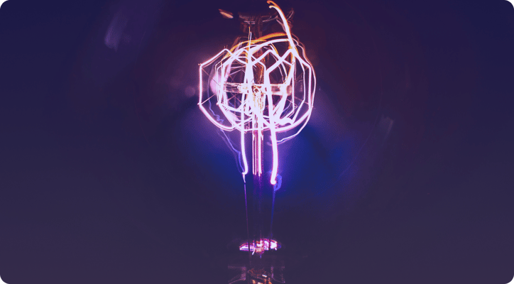 lightbulb powering up