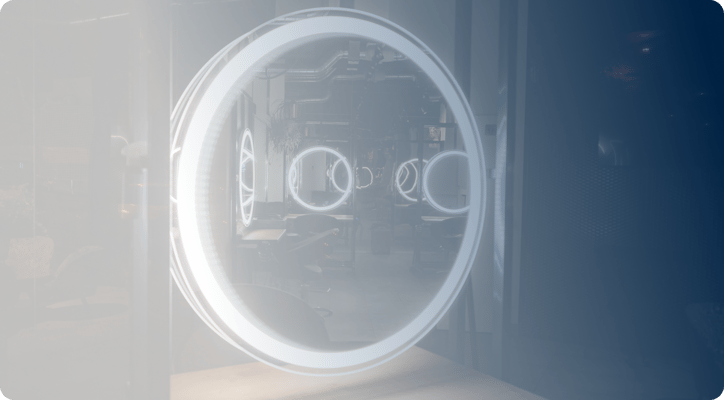 nighttime mirrors lights 